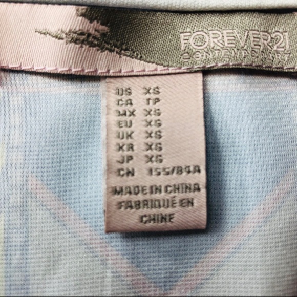 Forever 21 Geometric Print Bodycon Dress Size XS - Picture 8 of 9